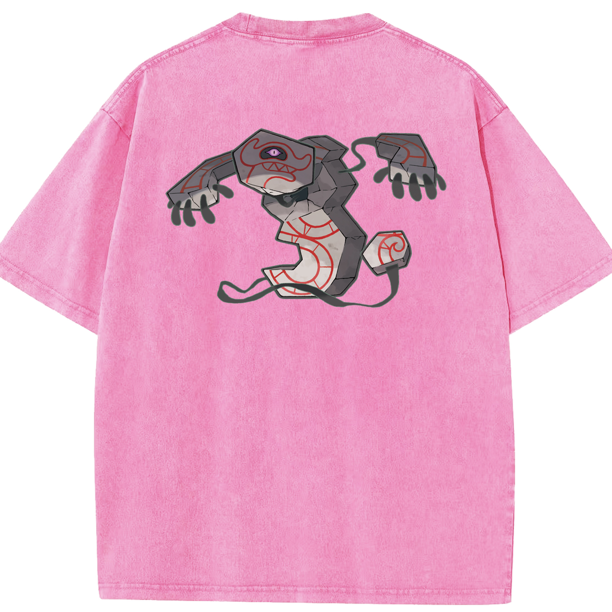 （画像用） ポケットモンスター Pokémon 綿100% ヴィンテージ風 半袖Tシャツ（背面プリント）